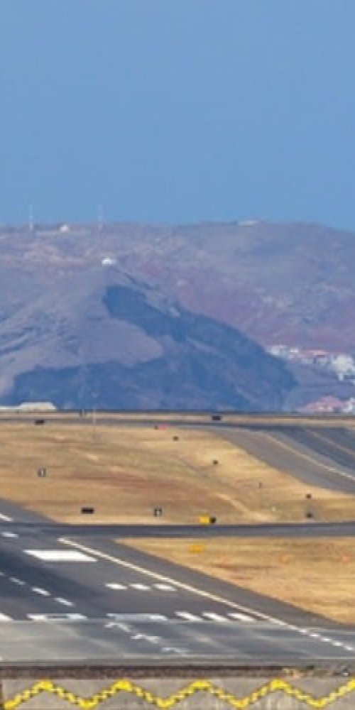 Car on scenic Madeira road
