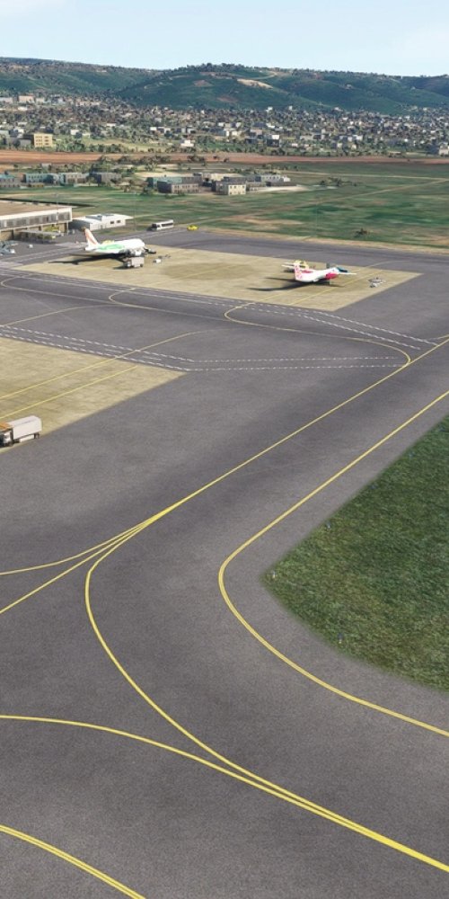 Driving near Kisumu Intl Airport