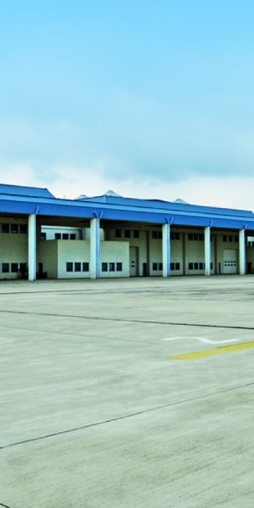 Driving near Yenisehir Airport