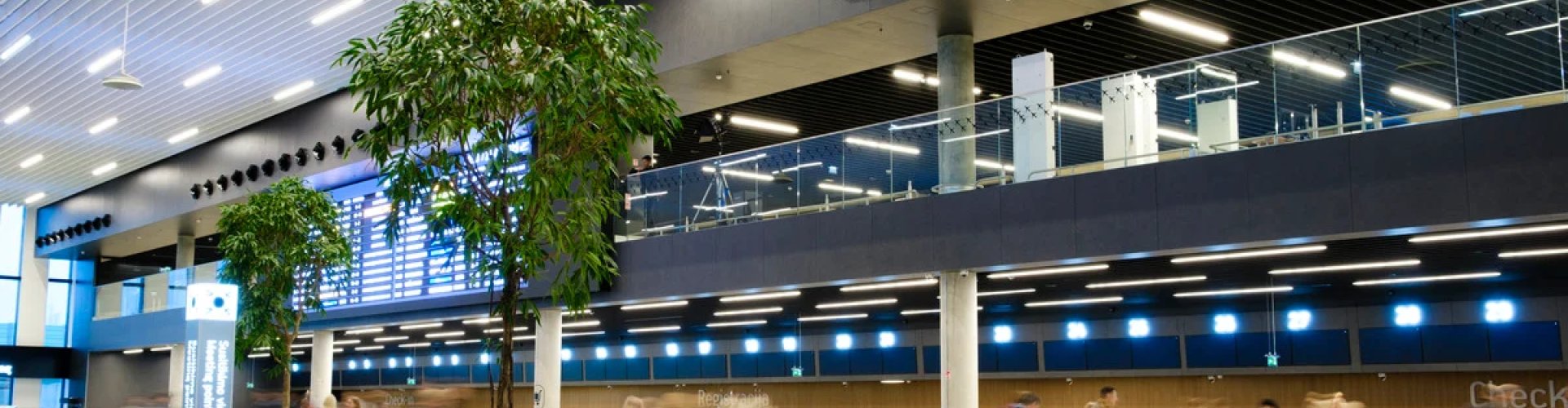 Scenic Lithuanian road landscape