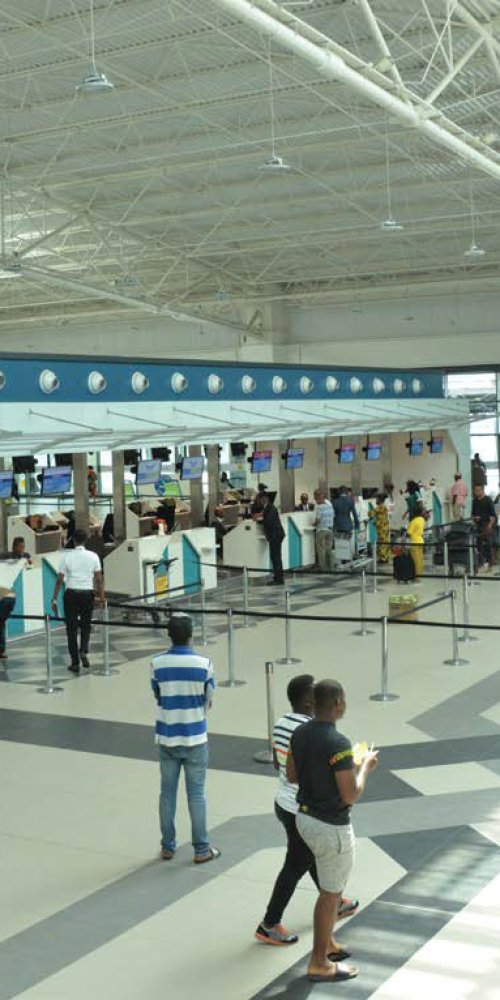 Rideshare vehicle at Kotoka Airport